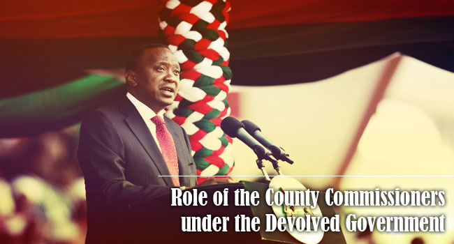 Role of the County Commissioners under the Devolved Government