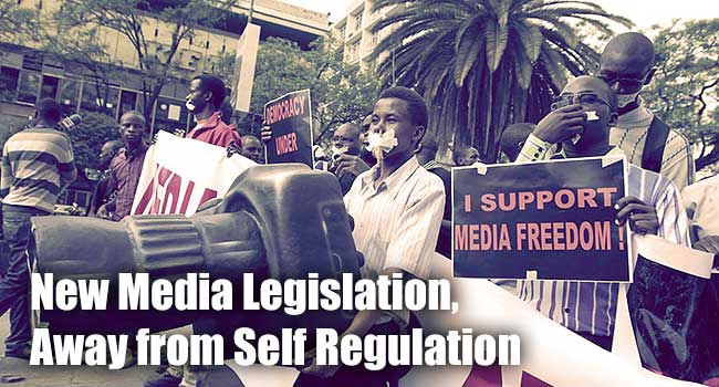 New Media legislation, away from Self Regulation