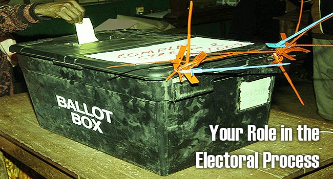 Your role in the Electoral Process