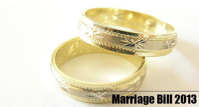 Marriage Bill 2013